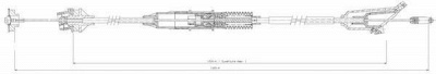 FERODO fcc422737 -  Трос, управление сцеплением