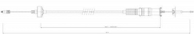 FERODO fcc422835 -  Трос, управление сцеплением