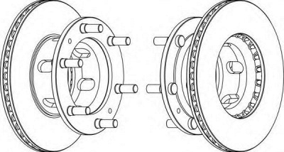 FERODO fcr108a -  Тормозной диск