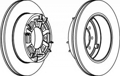 FERODO fcr140a -  Тормозной диск