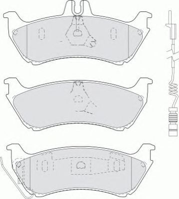 FERODO fdb1608 -  Комплект тормозных колодок, дисковый тормоз