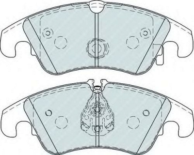 FERODO fdb4268 -  Комплект тормозных колодок, дисковый тормоз
