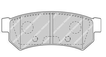 FERODO fdb4295 -  Комплект тормозных колодок, дисковый тормоз
