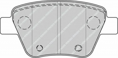 FERODO fdb4316 -  Комплект тормозных колодок, дисковый тормоз