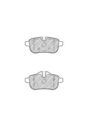 FERODO fdb4401 -  Комплект тормозных колодок, дисковый тормоз