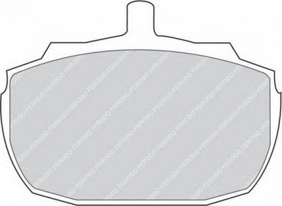 FERODO fdb832 -  Комплект тормозных колодок, дисковый тормоз