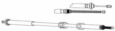 FERODO fhb432644 -  Трос, стояночная тормозная система