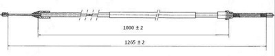 FERODO fhb432855 -  Трос, стояночная тормозная система