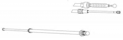 FERODO fhb432943 -  Трос, стояночная тормозная система