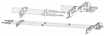 FERODO fhb432980 -  Трос, стояночная тормозная система