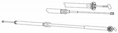 FERODO fhb432995 -  Трос, стояночная тормозная система