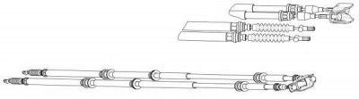 FERODO fhb433018 -  Трос, стояночная тормозная система