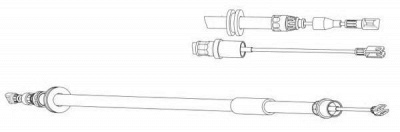FERODO fhb433021 -  Трос, стояночная тормозная система