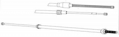 FERODO fhb433102 -  Трос, стояночная тормозная система