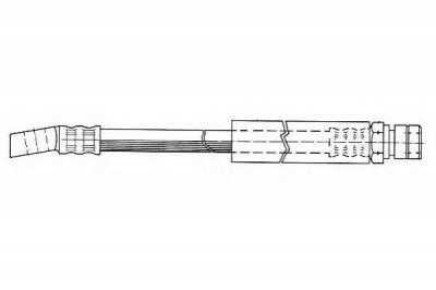 FERODO fhy2025 -  Тормозной шланг