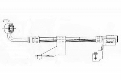 FERODO fhy2175 -  Тормозной шланг