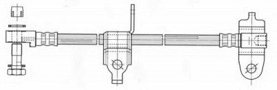 FERODO fhy2566 -  Тормозной шланг