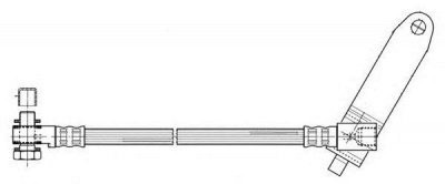 FERODO fhy2569 -  Тормозной шланг