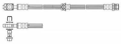 FERODO fhy2627 -  Тормозной шланг