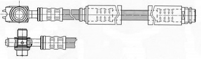 FERODO fhy3027 -  Тормозной шланг