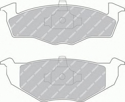 FERODO fsl1054 -  Комплект тормозных колодок, дисковый тормоз