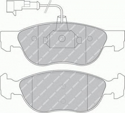 FERODO fsl1056 -  Комплект тормозных колодок, дисковый тормоз