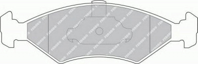 FERODO fsl1081 -  Комплект тормозных колодок, дисковый тормоз