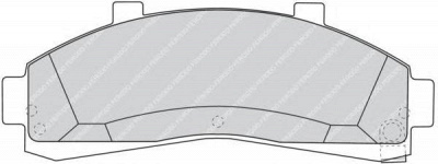 FERODO fsl1129 -  Комплект тормозных колодок, дисковый тормоз