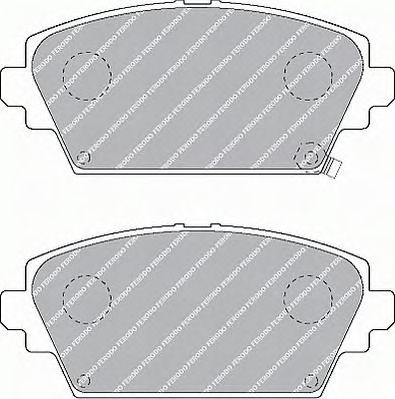 FERODO fsl1439 -  Комплект тормозных колодок, дисковый тормоз