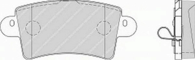 FERODO fsl1453 -  Комплект тормозных колодок, дисковый тормоз