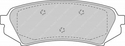 FERODO fsl1457 -  Комплект тормозных колодок, дисковый тормоз