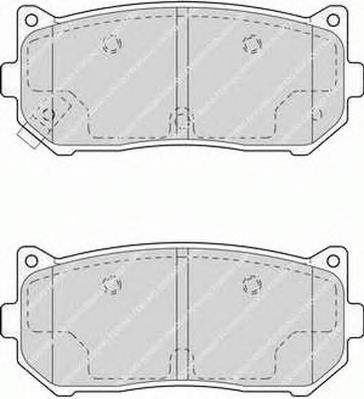 FERODO fsl1569 -  Комплект тормозных колодок, дисковый тормоз