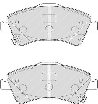 FERODO fsl4047 -  Комплект тормозных колодок, дисковый тормоз
