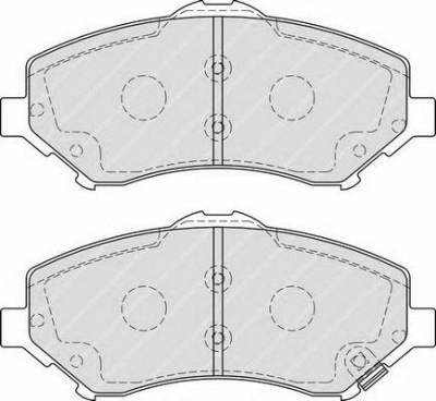 FERODO fsl4074 -  Комплект тормозных колодок, дисковый тормоз