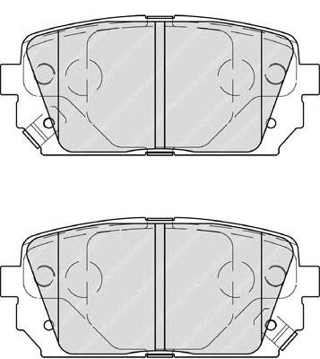 FERODO fsl4193 -  Комплект тормозных колодок, дисковый тормоз
