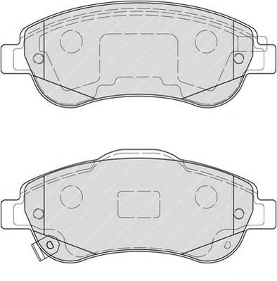 FERODO fsl4228 -  Комплект тормозных колодок, дисковый тормоз