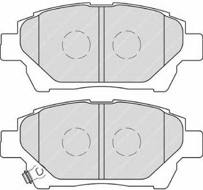 FERODO fsl4236 -  Комплект тормозных колодок, дисковый тормоз