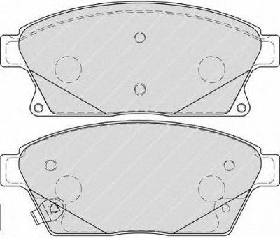 FERODO fsl4264 -  Комплект тормозных колодок, дисковый тормоз