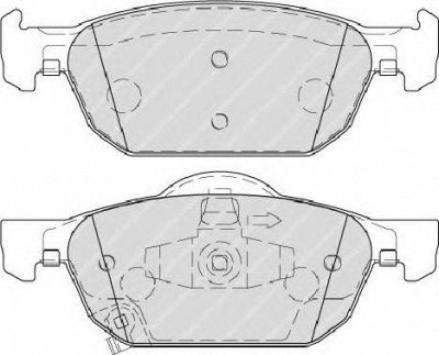 FERODO fsl4269 -  Комплект тормозных колодок, дисковый тормоз