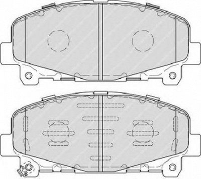 FERODO fsl4270 -  Комплект тормозных колодок, дисковый тормоз