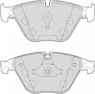 FERODO fsl4382 -  Комплект тормозных колодок, дисковый тормоз