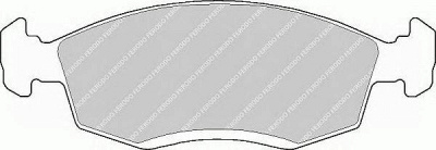 FERODO fsl579 -  Комплект тормозных колодок, дисковый тормоз