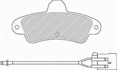 FERODO fsl913 -  Комплект тормозных колодок, дисковый тормоз