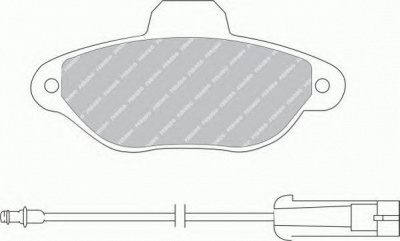 FERODO fsl925 -  Комплект тормозных колодок, дисковый тормоз