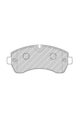 FERODO fvr4470 -  Комплект тормозных колодок, дисковый тормоз