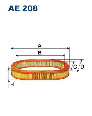 FILTRON ae208 -  Воздушный фильтр