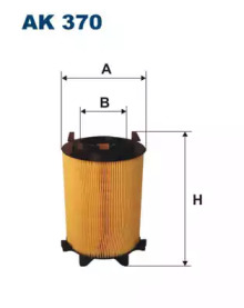 FILTRON ak370 -  Фильтр воздушный двигателя