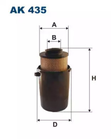 FILTRON ak435 -  Воздушный фильтр