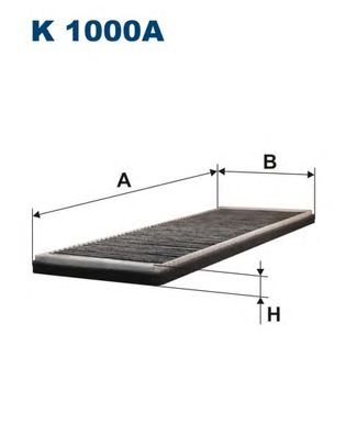 FILTRON k1000a -  Фильтр воздуха в салоне