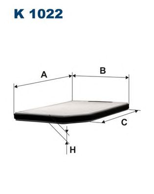 FILTRON k1022 -  Фильтр воздуха в салоне